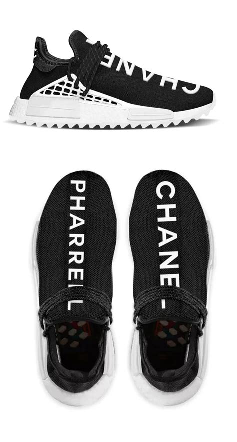 chanel pharrel sneaker|pharrell williams nmd chanel sneakers.